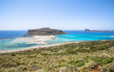 Balos plaj Crete, Yunanistan