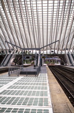 Tren istasyonu Liege, Belçika