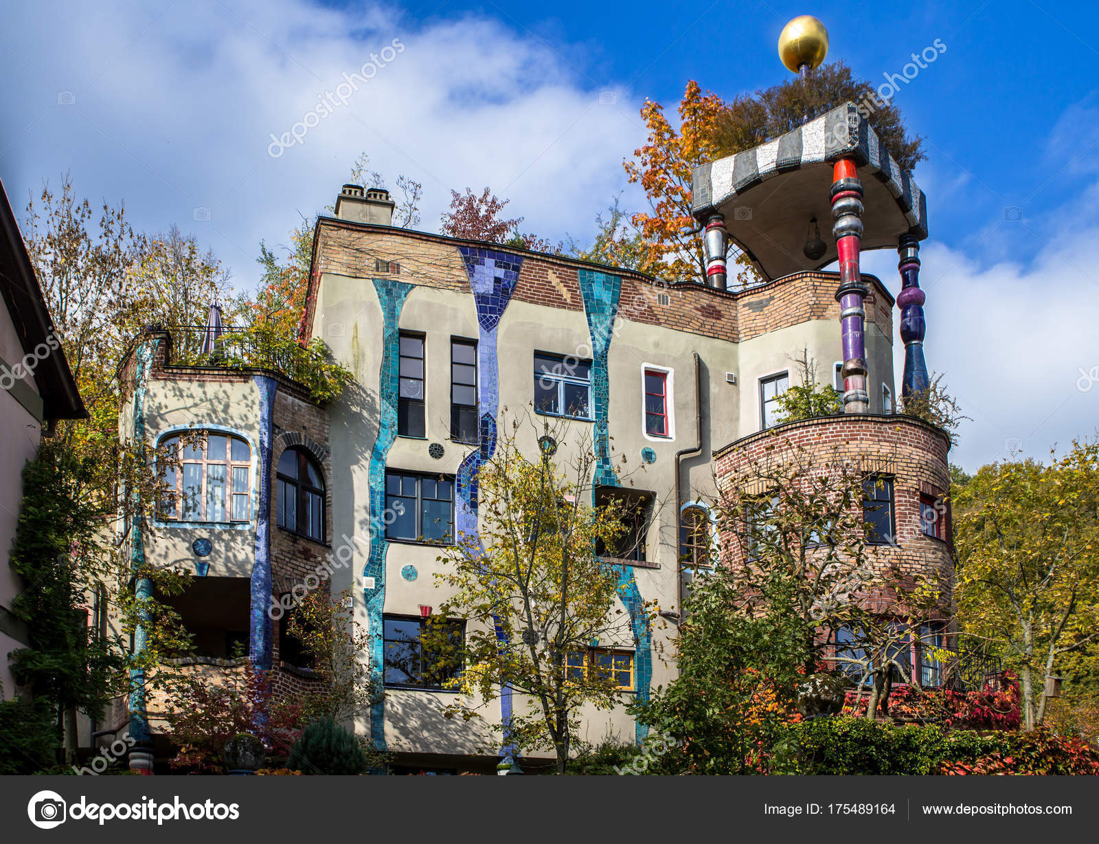 Hundertwasserhaus, bad soden, deutschland — Redaktionelles ...