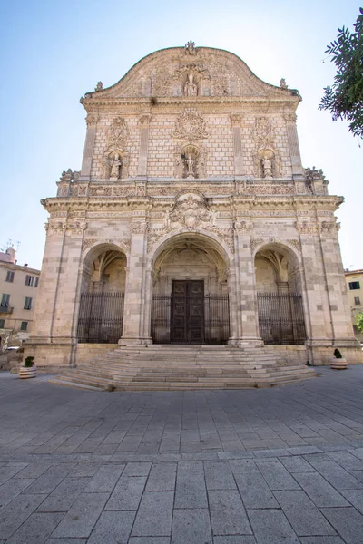 Kathedrale von san nicola, sassari, italien — Stockfoto