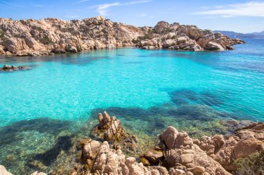 Spiaggia di Cala Coticcio, Sardegna, İtalya