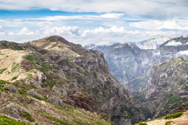Dağ manzarası Madeira, Portekiz