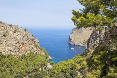 Bağlantı noktası Sa Calobra Mallorca, İspanya 