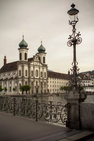 イエズス会教会、ルツェルン、スイス — ストック写真