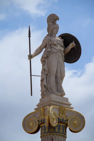 Estátua de Atena, deusa da filosofia e da sabedoria Imagens De Bancos De Imagens
