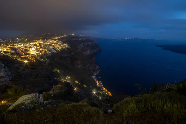 Seacoast av Santorini, Grekland — Stockfoto