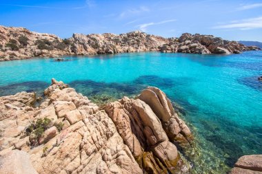 Spiaggia di Cala Coticcio, Sardegna, İtalya