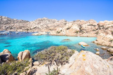 Spiaggia di Cala Coticcio, Sardegna, İtalya