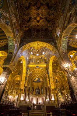 İç Palatine Şapel, Palermo, İtalya