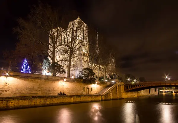 Notre Dame Cathedral, Παρίσι, Γαλλία — Φωτογραφία Αρχείου