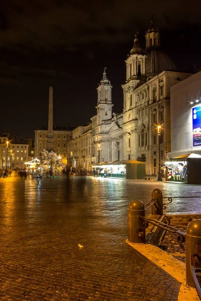 Saint Agnese in Agone basilica in piazza Navona, Rome — 스톡 사진