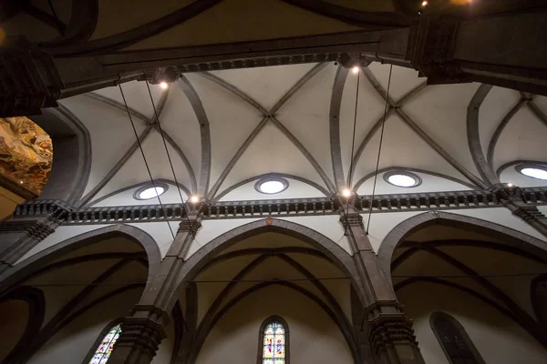 Inside Interior of Santa Maria del Fiore, Florence — Stock Photo, Image