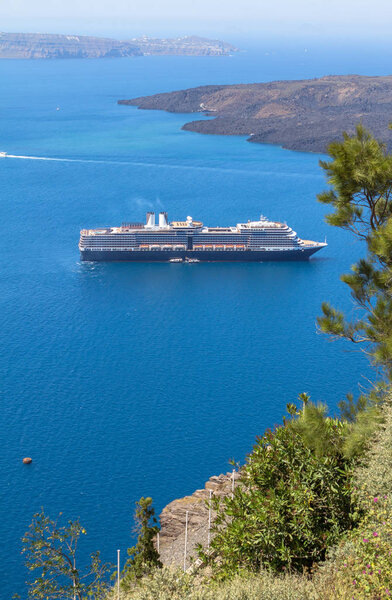 Вид на море, Санторини, Греция
