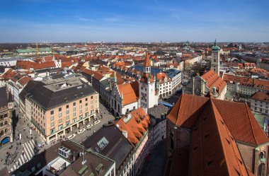 Panorama görünüm, Münih, Almanya