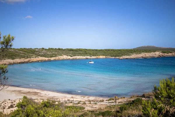 Pláž Son Parc v Menorca, Španělsko — Stock fotografie