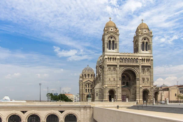 马赛大教堂法国 — 图库照片