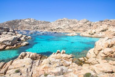 Spiaggia di Cala Coticcio, Sardegna, İtalya