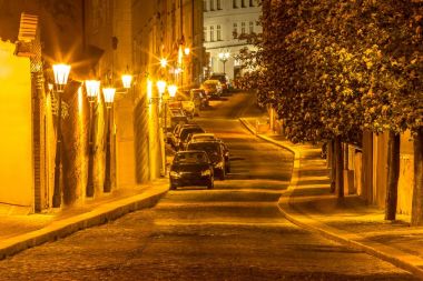 Gece sokak Prag, Çek Cumhuriyeti