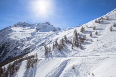 Saas Fee, İsviçre dağ aralığında