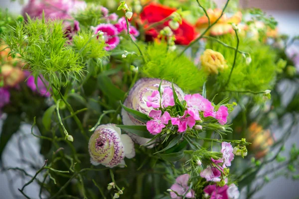 Kleurrijke Bloemenboeket — Stockfoto