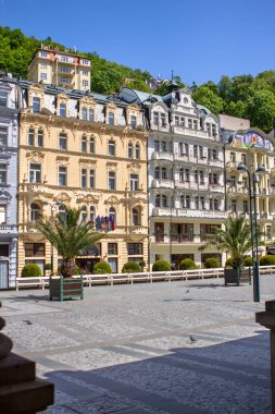 Güzel binalar Karlovy Vary, Çek Cumhuriyeti