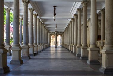 Değirmen colonnade Karlovy Vary, Çek Cumhuriyeti