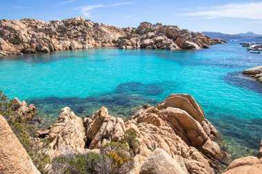 Spiaggia di Cala Coticcio, Sardegna, İtalya