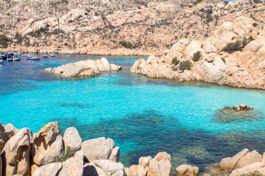 Spiaggia di Cala Coticcio, Sardegna, İtalya