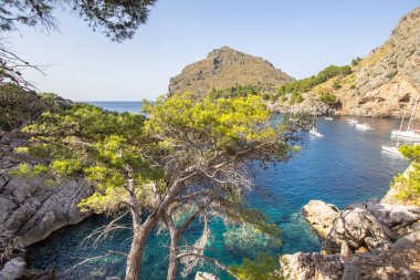Bağlantı noktası Sa Calobra Mallorca, İspanya 