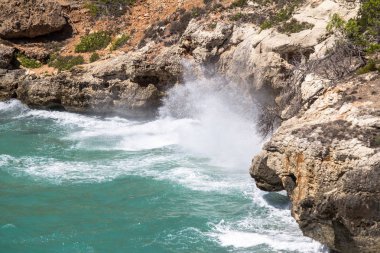 Seascape near Cala Mitjana, Menorca, Spain