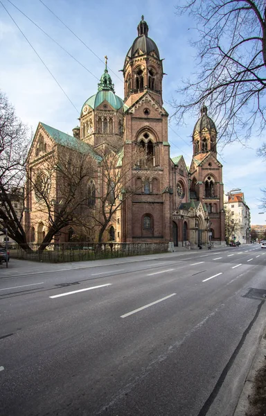 ミュンヘン、ドイツの聖ルカ教会 — ストック写真