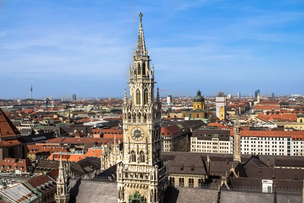 Panoramatický pohled z Mnichov, Německo — Stock fotografie
