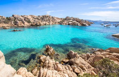 Spiaggia di Cala Coticcio, Sardegna, İtalya