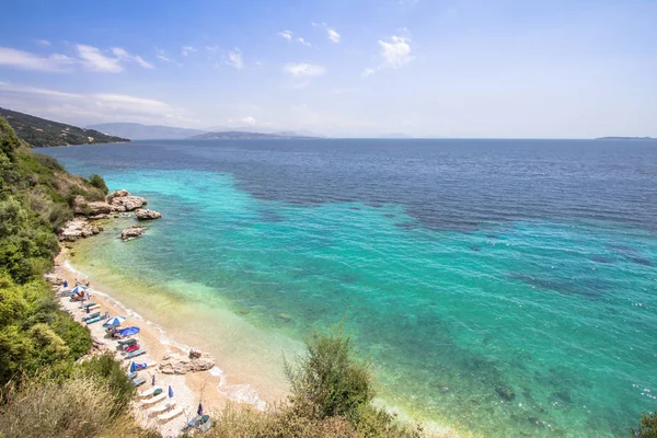 Barbati bay, Corfu, Greece — Stock fotografie