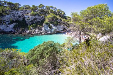 Macarelleta beach, Menorca, İspanya
