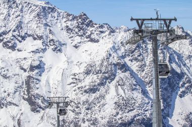 Funifor teleferik Asansör Saas-Fee, İsviçre