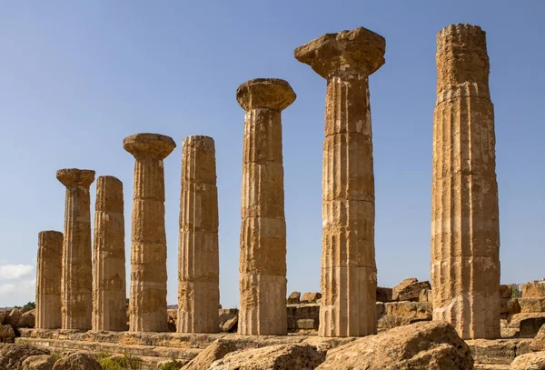 Ercole Tapınağı, Agrigento, İtalya — Stok fotoğraf