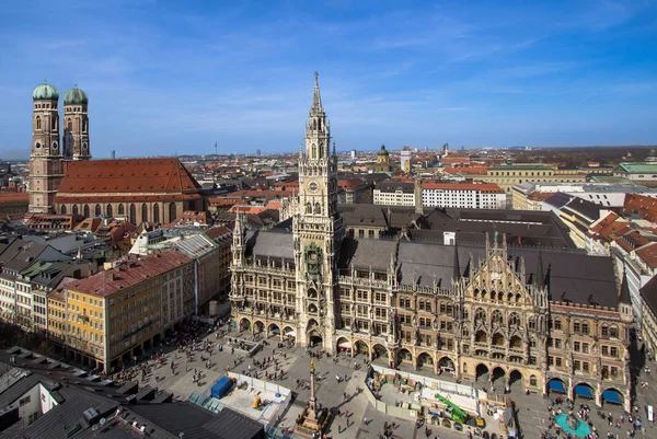 Panoramatický pohled z Mnichov, Německo — Stock fotografie