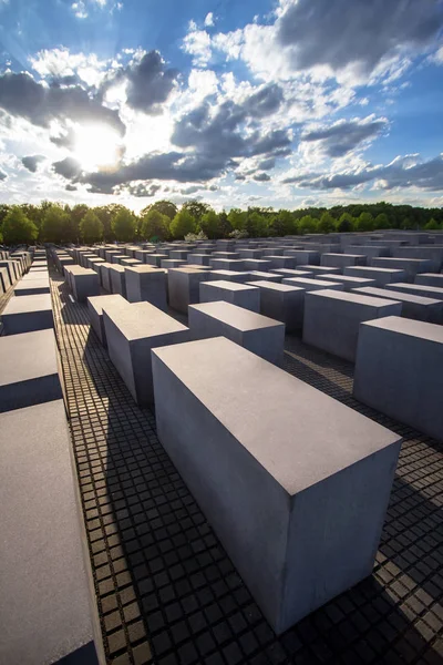 Memorial aos judeus assassinados da Europa em Berlim — Fotografia de Stock