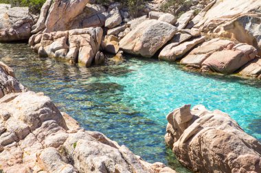 Spiaggia di Cala Coticcio, Sardegna, İtalya