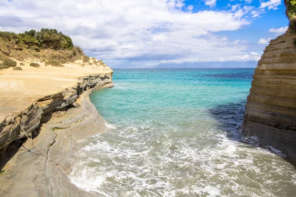 D'Amour Sidari, Corfu, Yunanistan, kanal — Stok fotoğraf