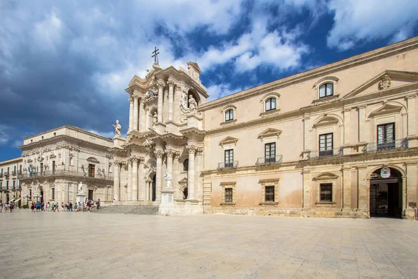 Католический собор в Сиракузах, Сицилия, Италия — стоковое фото