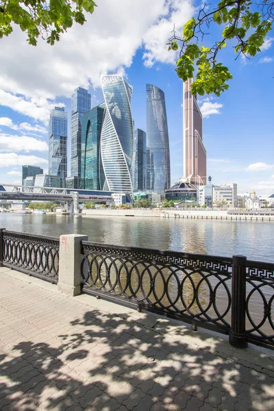 Business center Moscow-city, Rusland — Stockfoto