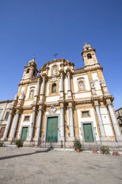 Kostel San Domenico, Palermo, Itálie — Stock fotografie