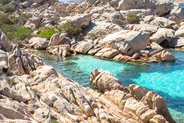 Spiaggia di Cala Coticcio, Sardegna, Italia — Foto Stock