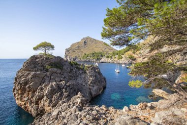 Bağlantı noktası Sa Calobra Mallorca, İspanya 