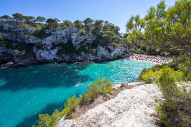 Macarelleta beach, Menorca, İspanya