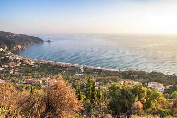 Agios Gordios Strand, Insel Korfu, Griechenland — Stockfoto