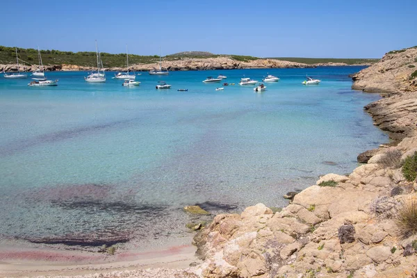 Praia Son Parc em Menorca, Espanha — Fotografia de Stock