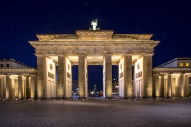 Brandenburger tor, Berlin, gece